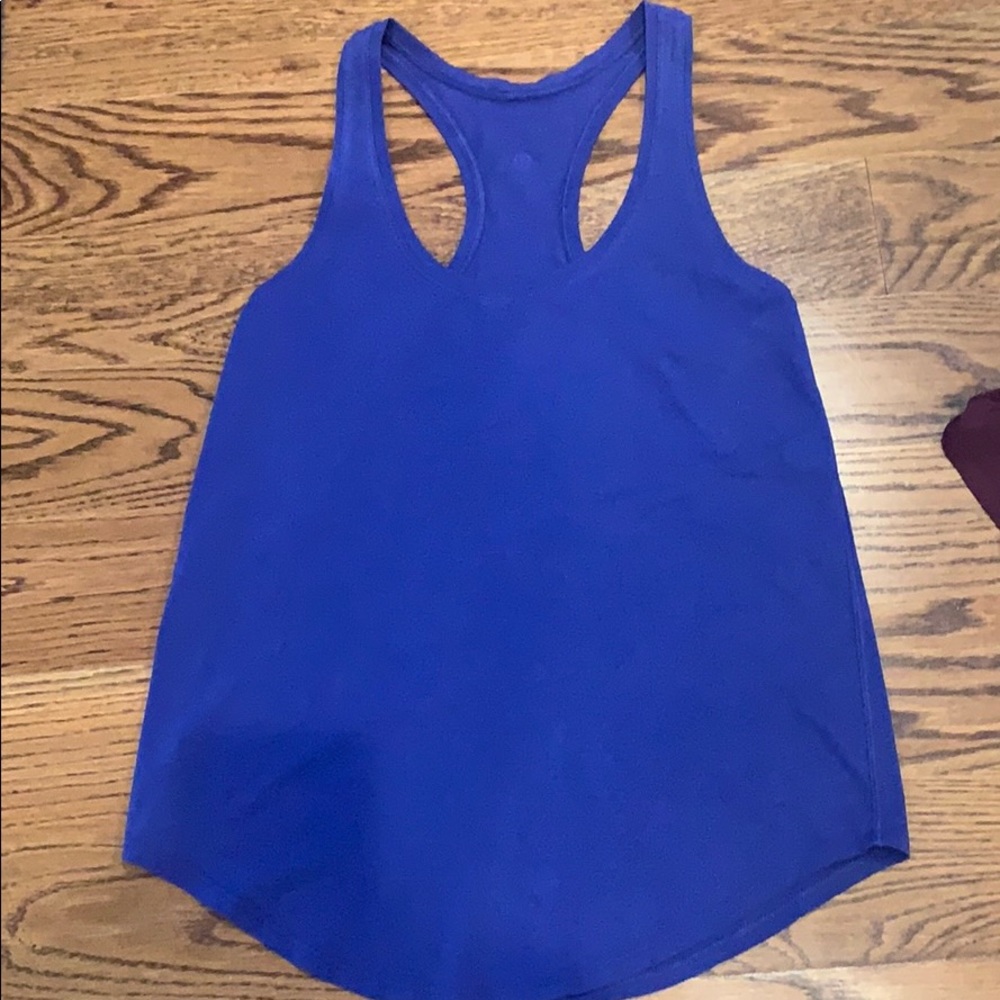 Blue Lululemon tank